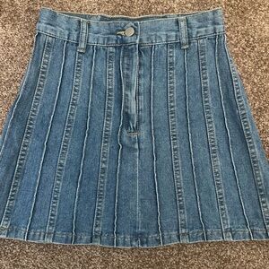Wild Honey Jean Skirt
